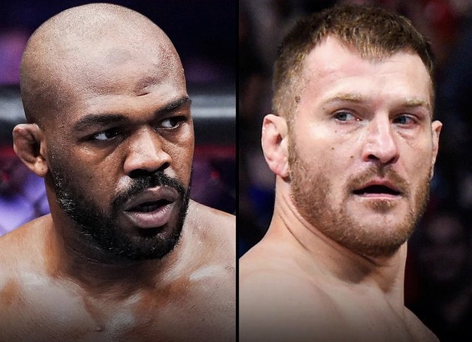 Jon Jones vs. Stipe Miocic preparing for their UFC 309 heavyweight title fight.