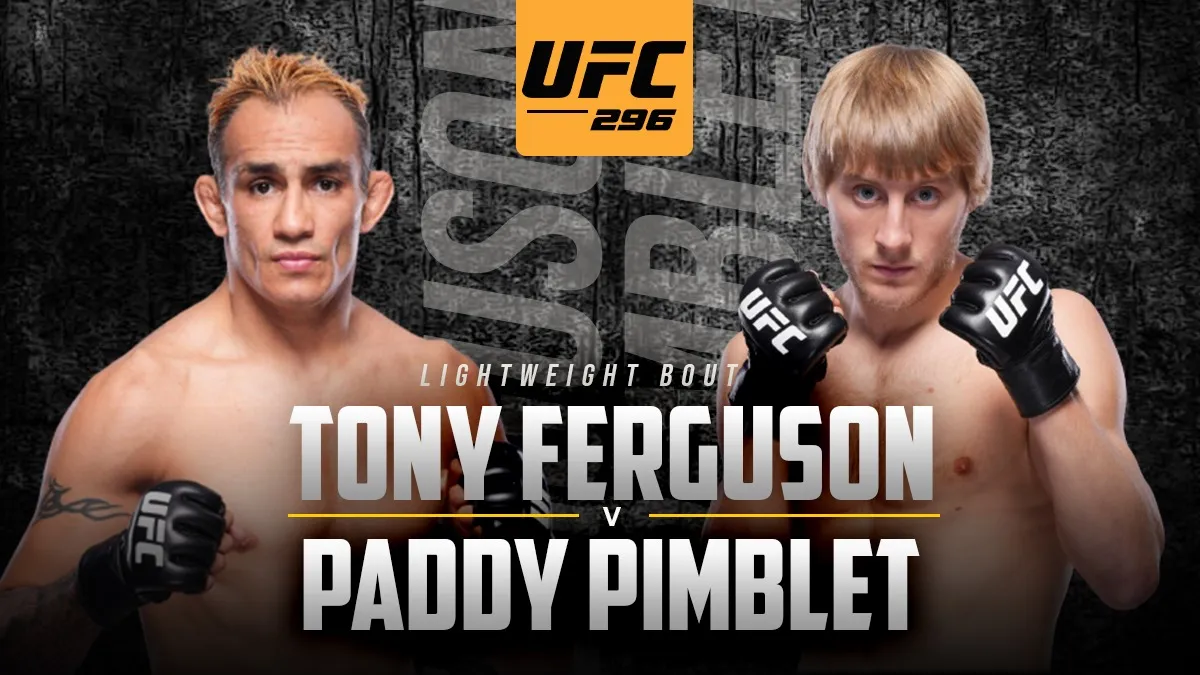 Paddy Pimblett vs. Tony Ferguson