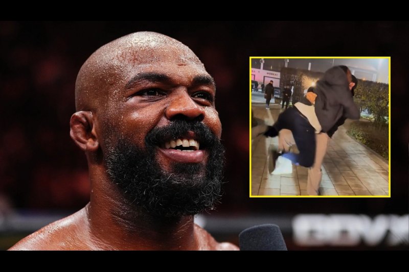 Jon Jones Eyes Rematch With Khamzat Chimaev After Being Taken Down in Street Grappling - MMA Article