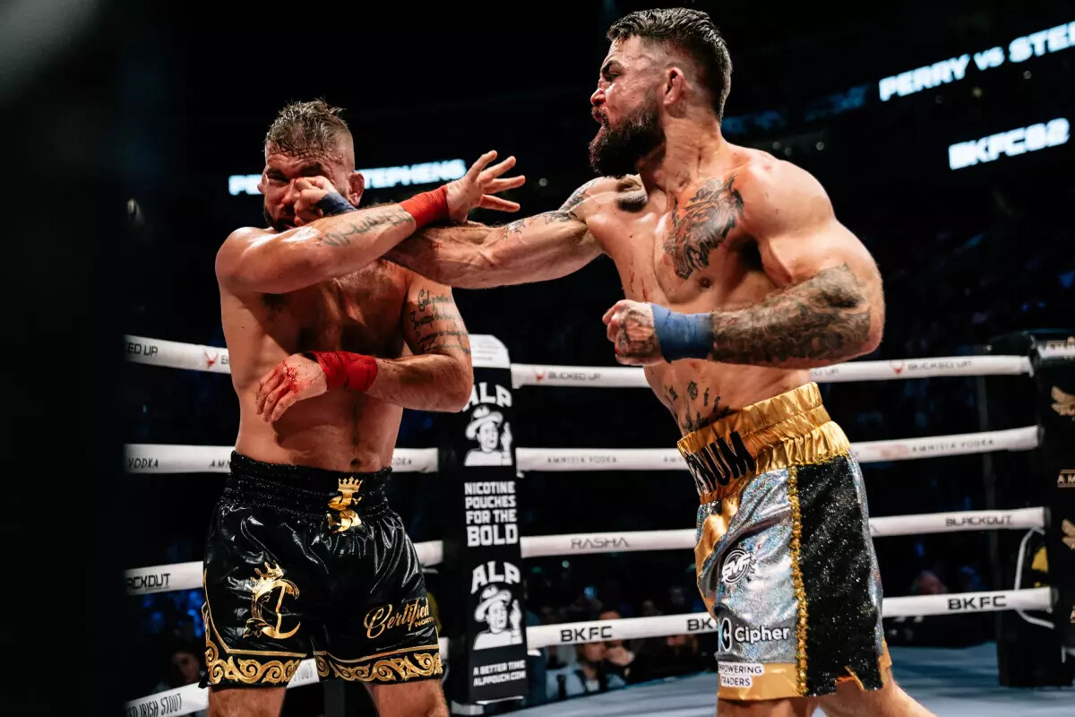 Mike Perry Brutalizes Jeremy Stephens with Multiple Knockdowns at BKFC 82 - BKFC Article