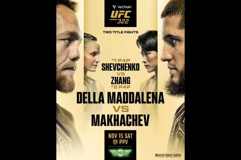 UFC 322 Set for Madison Square Garden on November 15 — Two Title Fights Headline a Stacked Card (Subject to Change) - UF...