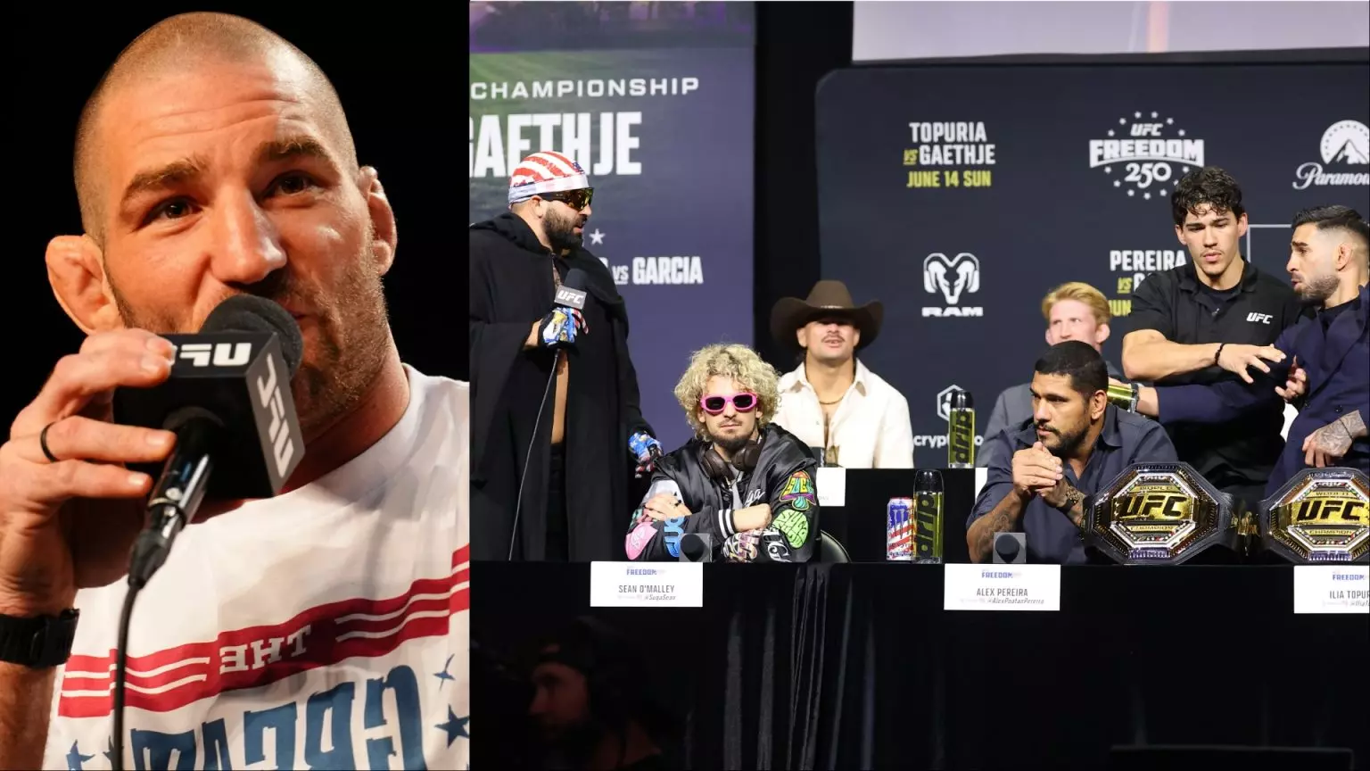 Sean Strickland Condemns Josh Hokit's "Too Far" Trash Talk After UFC Press Conference Chaos